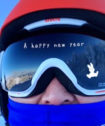 ゴーグルに樹氷が映ってる❄️❄️ | スポーツグッズ