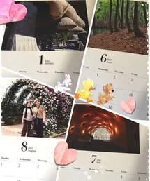 お父さん手作りのカレンダー✨ | 毎月色んなところで撮った写真だよ📸(その他)