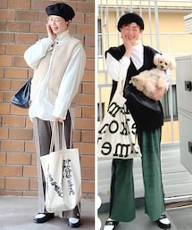 まゆちゃんが追いコーデしてくれた💗 | ポーズも真似っこしてくれたんよー💗ありがとう💗(音楽/本・雑誌)