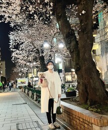 夜桜と私とチャコ🌸 | ペットウェア