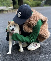 ゆりりんとじゅんちゃん🐕💗 | お目目くりくりの可愛いじゅんちゃん💗表情からゆりりんの愛情が伝わって来ます✨(ベスト)