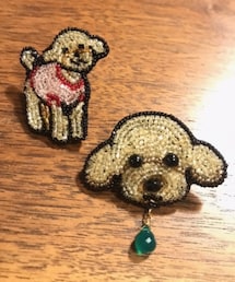 ブローチ作ってもらいました💗 | calm gardenの古屋さんありがとうございます💗(ブローチ/コサージュ)