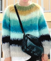 Maiami | まさかマイちゃんとアミちゃんが編んだから？？🤣(ニット/セーター)