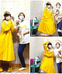 イエローひらいちゃんラブリー💛💛💛 | ひらいちゃんさえ映っとけば良いのだ💛彼の靴❓と見せかけてウチのスリッパ🤣(ワンピース)