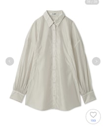 SNIDEL | シアーオーバーシャツ(シャツ/ブラウス)