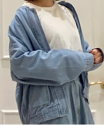 Samansa Mos2 blue | デニムジャケット