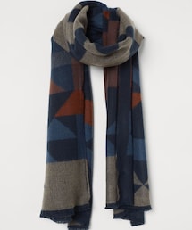 H&M | ジャガードストール(マフラー)