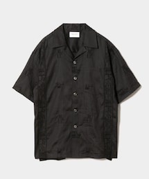 beautiful people | embroidery voile halfsleeve shirt (シャツ/ブラウス)