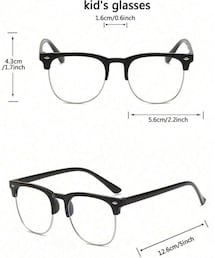 SHEIN | 商品ID:29475797(メガネ)