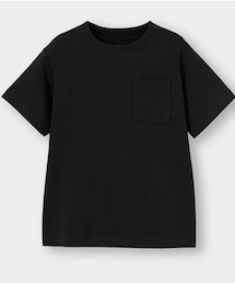 GU | KIDS(男女兼用) コットンポケットT(半袖)(Tシャツ/カットソー)
