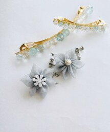 後輩ちゃんが作ってくれたイヤリング🥺 | アクセサリー