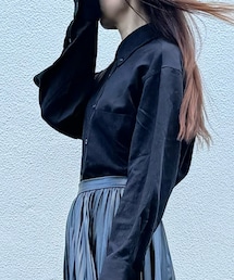 UNIQLO | UNIQLOU ドレープシャツ(シャツ/ブラウス)