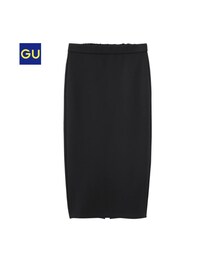 GU | GU カットソータイトスカート BLACK  商品番号:285272(スカート)