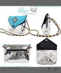 GAGA | GAGA ポーチ ブルーシルバー(ショルダーバッグ)