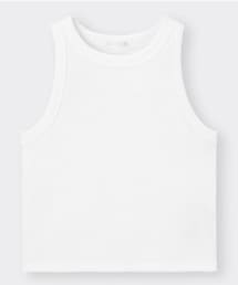 GU | GU アメリカンスリーブタンクトップ ホワイト L(タンクトップ)