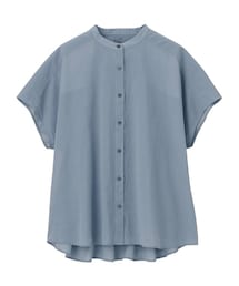 無印良品 | 洗いざらし強撚フレンチスリーブブラウス(シャツ/ブラウス)