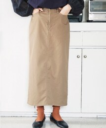 Sunny clouds | サニークラウズ　チノンス生地で作ったスカート〈レディース〉(スカート)