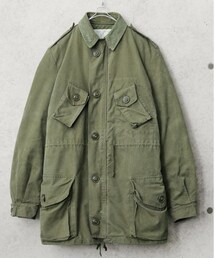 MILITARY | MILITARY カナダ軍 GS MK2 カナディアン コンバット ジャケット コーデュロイカラー ライナー付  SMALL-LONG(ミリタリージャケット)