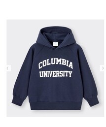 GU | KIDS(男女兼用)裏起毛ヘビーウェイトスウェットプルパーカ Columbia University in the City of New York(パーカー)