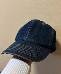 VINTAGE | 70~80's  unknown   denim mesh cap   MADE IN USA     フロントワッペン取れ…(キャップ)