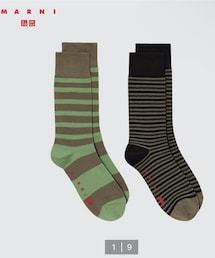 UNIQLO | ソックス(ボーダー・2足組)(ソックス/靴下)