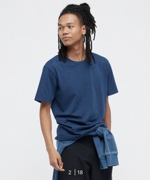 UNIQLO | エアリズムコットンクルーネックT(半袖)(Tシャツ/カットソー)
