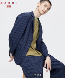 UNIQLO | テーラードジャケット セットアップ可能(テーラードジャケット)