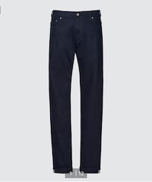 UNIQLO | セルビッジスリムフィットストレートジーンズ(デニムパンツ)