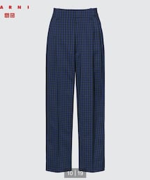 UNIQLO | ワイドフィットタックパンツ セットアップ可能(スラックス)