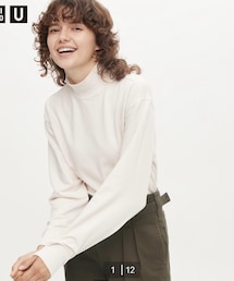 UNIQLO | ヒートテックコットンタートルネックT(長袖)(Tシャツ/カットソー)