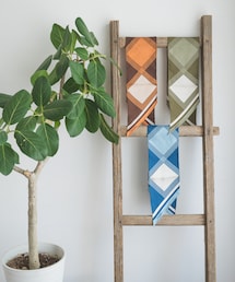 UNFOLK | #-00 Hand print silk scarf(ファッション雑貨)