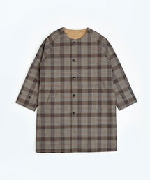 UNFOLK | #-27 Reversible nocollar coat / 2024AW / サイズ2(ノーカラーコート)