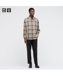 UNIQLO | ヘビーフランネルオーバーサイズシャツ / 2021aw /サイズ L(シャツ/ブラウス)