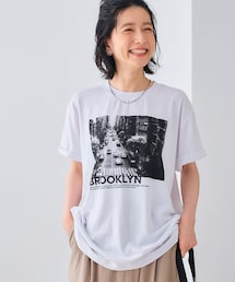 CROSS FUNCTION | エブ楽 BROOKLYNフォトプリントTシャツ(Tシャツ/カットソー)