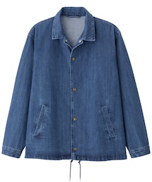 GU | デニムコーチジャケット　XL ブルー(デニムジャケット)