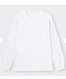 GU | ヘビーウェイトクルーネックＴ　ＸＬ　ホワイト(Tシャツ/カットソー)