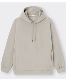 GU | ダブルフェイスパーカー　XL  グレー(パーカー)