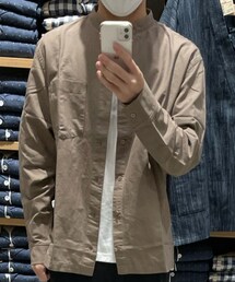 無印良品 | スタンドカラーシャツ (ジャケット/アウター)