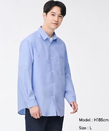 GU | ブロードリラックスフィットシャツ(シャツ/ブラウス)