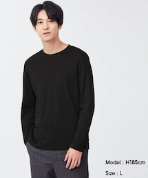 GU | ソフトコットンクルーネックT(Tシャツ/カットソー)