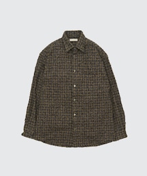 YOKE | Needlepunched Cotton Plaid Shirt(シャツ/ブラウス)