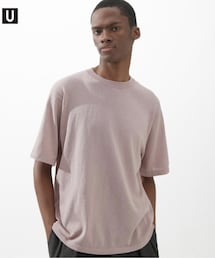 UNIQLO | ニットTシャツ(半袖)(Tシャツ/カットソー)