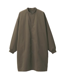 無印良品 | 撥水中わたスタンドカラーコート 男女兼用ＸＸＳ－ＸＳ・ダークモカブラウン(ジャケット/アウター)
