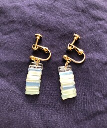 SJ♢MARKS工房 | ガラスのイヤリング(イヤリング)