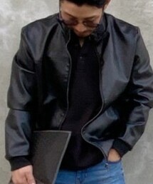 shein | ライダースジャケット
