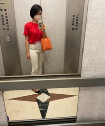 SWAROVSKI | 【スワロフスキー】Sparkling Dance Round ネックレス、 ローズゴールドトーン・コーティング(ネックレス)