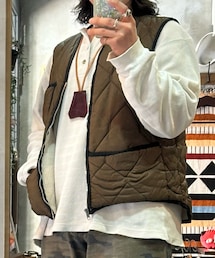 Eddie Bauer | 80's henry neck L/S(Tシャツ/カットソー)