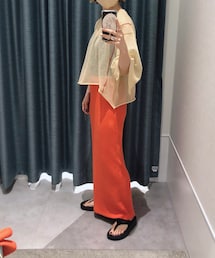 ライン綺麗なのに楽ちん✨ | スカート