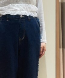 Samansa Mos2 blue | デニムパンツ