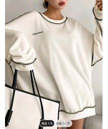 SHEIN | ドロップショルダーオーバースウェットシャツ(スウェット)